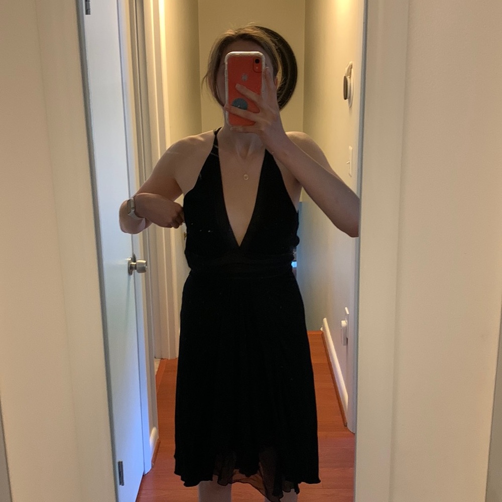 Black formal dress